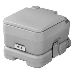 ProPlus 370415CR Přenosná kempingová toaleta šedá 10 l/10 l