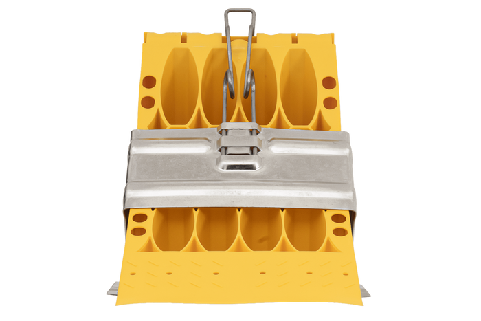 Klín pod kola E53 s montážním držákem LOKHEN výška: 225 mm