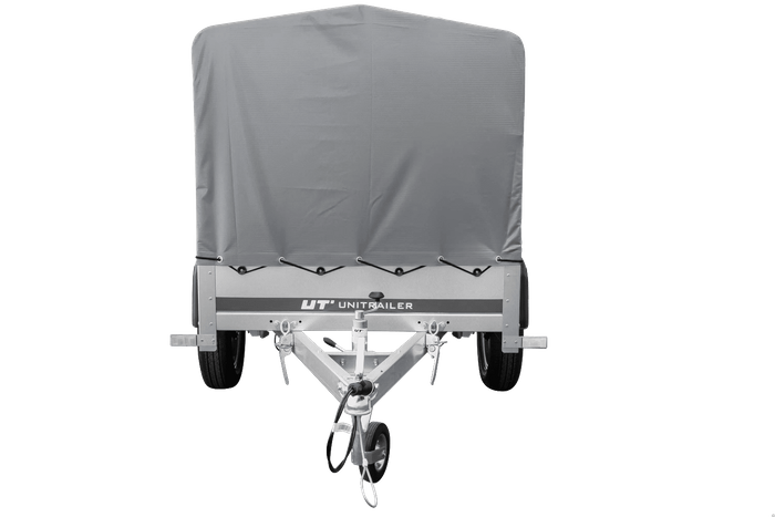 Přívěs pro auto 200x106 UNITRAILER GARDEN 200 KIPP s rámem H-800 a šedou plachtou