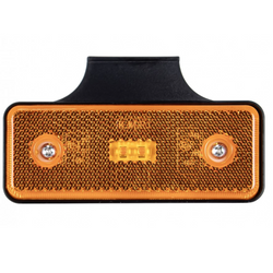 KAMAR L1035-B LED obrysová svítilna, oranžová, univerzální, s držákem