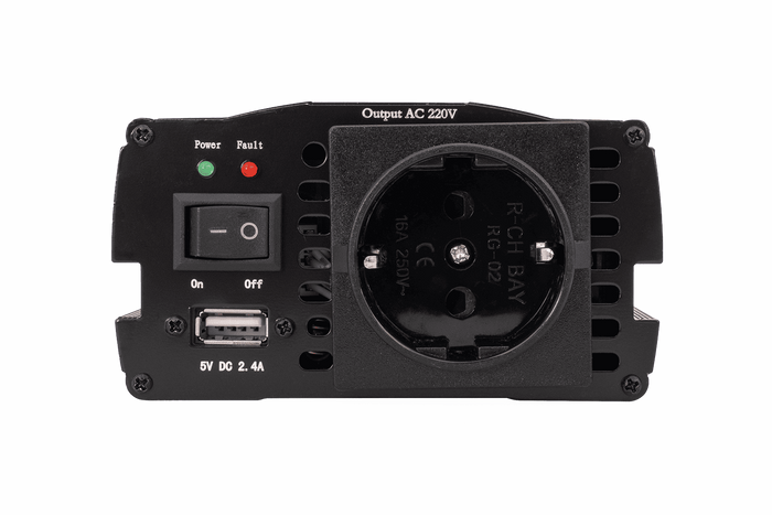 Měnič napětí 24V/230V (300/600W) KAMAR E1923