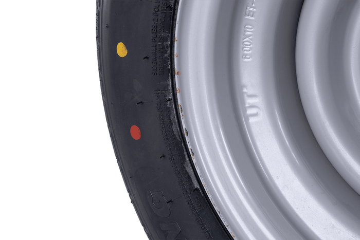 OUTLET Vyztužené kolo pro přívěs PNEUMATIKY LINGLONG 195/55 R10C 98/96N RÁFEK UNITRAILER 6Jx10" 5x112 ET:-4