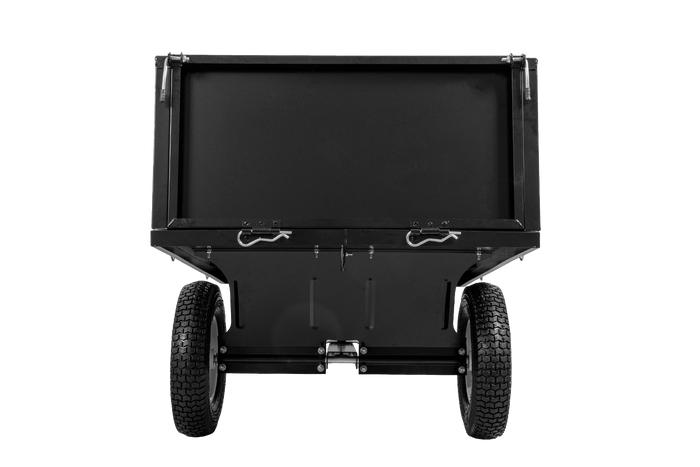 Zahradní přívěs za traktor, čtyřkolku UNITRAILER sklápěcí vozík 225 kg 1030x700 mm