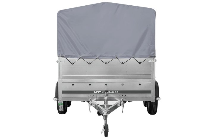 Lehký přívěs 264x150 UNITRAILER GARDEN 265/2 KIPP s bočnicemi BIS, rámem H-800 a šedým krytem