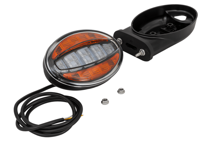 Univerzální přední svítilna FRISTOM FT-356 LED IND s boční montážní konzolou