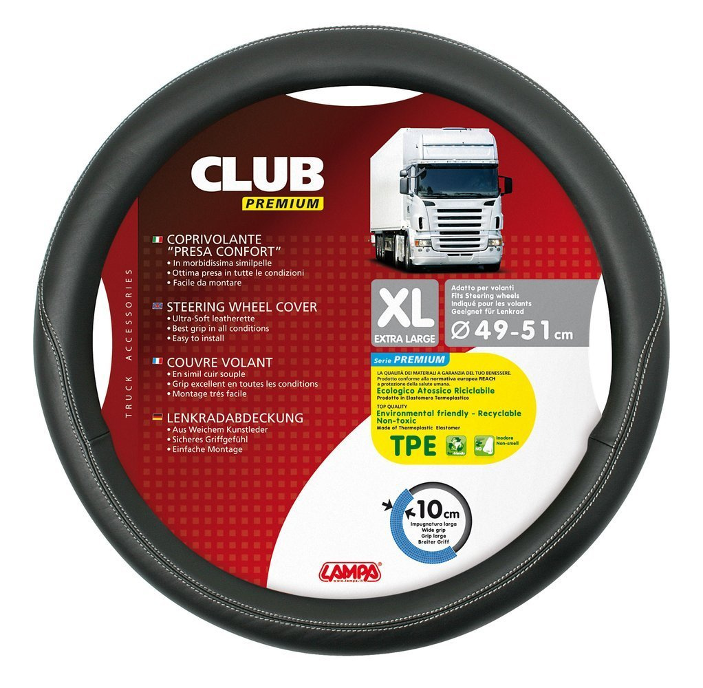 Kožený potah na volant pro nákladní vozy XL Club Premium