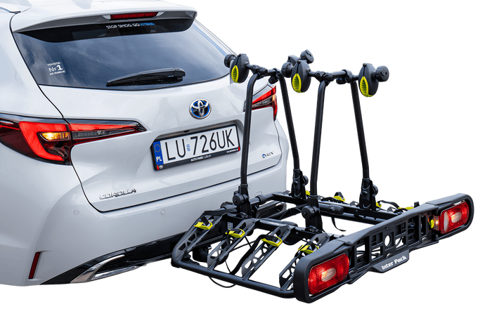 Nosič kol na tažné zařízení Inter Pack Quattro s 13pinovým uchycením