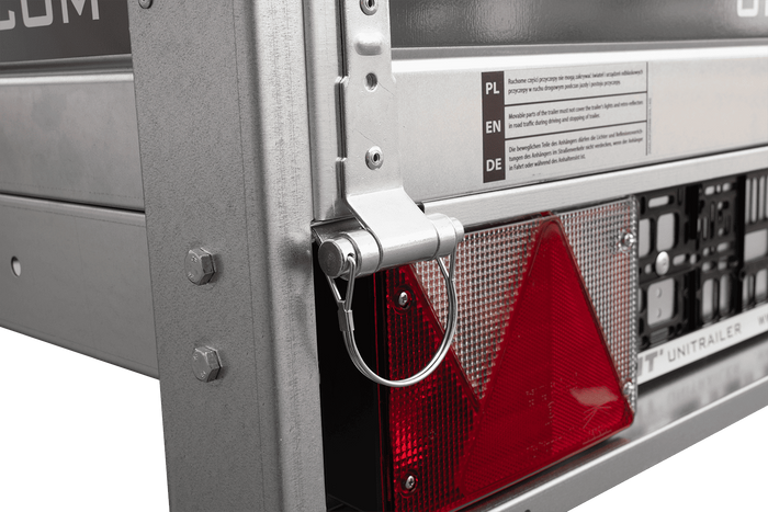 Přívěs Garden Trailer 200 KIPP s modrou plachtou