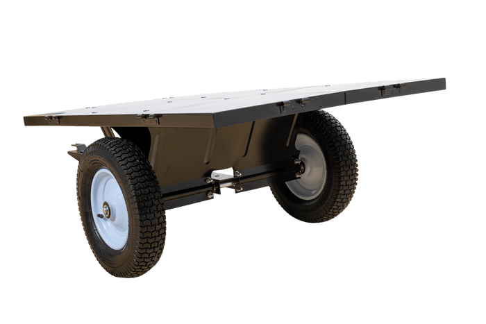 Zahradní přívěs za traktor, čtyřkolku UNITRAILER sklápěcí vozík 225 kg 1030x700 mm