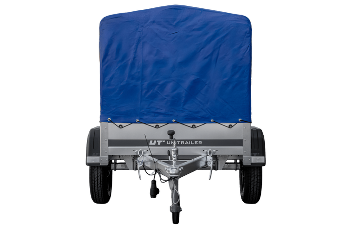 Přívěs Garden Trailer 150 KIPP s rámem H-800 a modrou plachtou