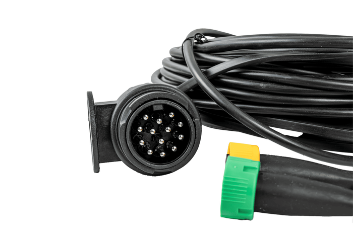 Elektroinstalace MANTES, svazek tažného vozidla, 7 m, zástrčka 13 PIN, bajonety 2x 5 PIN