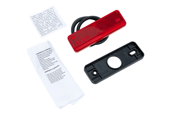 HORPOL LD 2437 LED obrysová svítilna červená univerzální SLIM