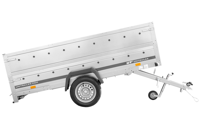 Přívěs za auto 264x150 UNITRAILER GARDEN 265 KIPP s bočnicemi BIS