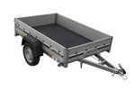 Přívěs s hliníkovými bočnicemi 200x125 Unitrailer Garden 201 KIPP ALU