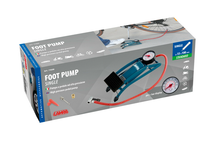 Univerzální nožní čerpadlo LAMPA s jedním válcem
