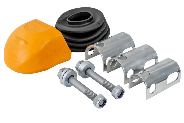 Kulové tažné zařízení STEELPRESS BC-3000.1D-00-00+Z3 pro přívěs o hmotnosti 3000 kg s trubkovou ojí 35-50 mm