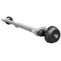 Brzděná náprava KNOTT VGB18MV pro přívěs/nosič 1800 kg 1850 mm 2320 mm 5x112