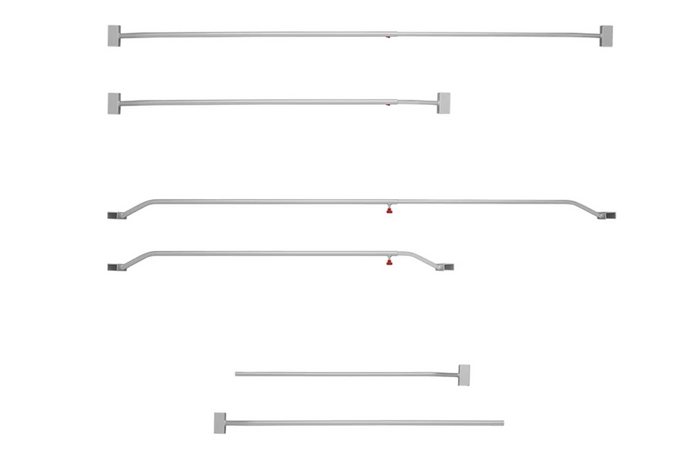 Držák ploché plachty pro přívěs ProPlus 340918 nastavitelný 132–204 cm