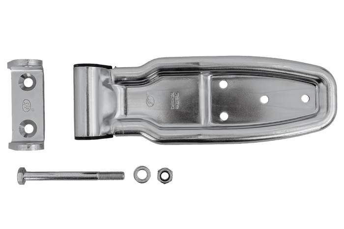 Boční pant s montážní konzolou STEELPRESS HB-01.270-02+UH-01 kompletní montáž na bok přívěsu