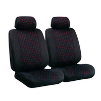 Sada potahů na autosedačky LAMPA Glamur černá, pro přední sedadla
