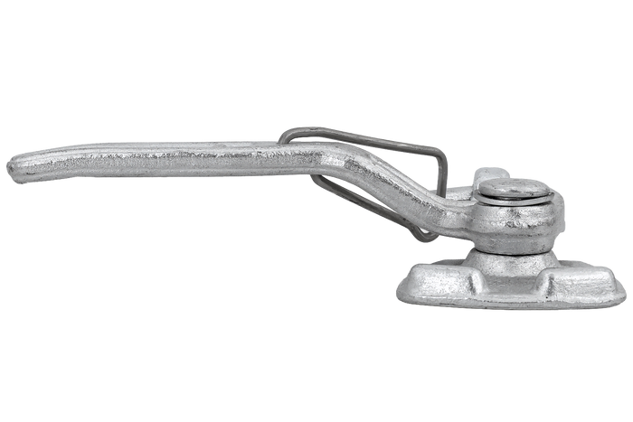 Levé boční tažné zařízení s upevňovacím prvkem WINTERHOFF WV 10-L + WVG 10-A, kompletní uzavření strany přívěsu