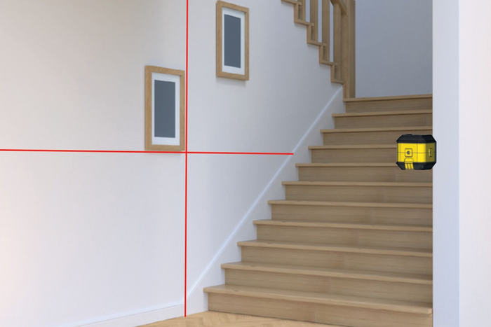 STANLEY CUBIX STHT77498-1 křížový laserový měřič - červený