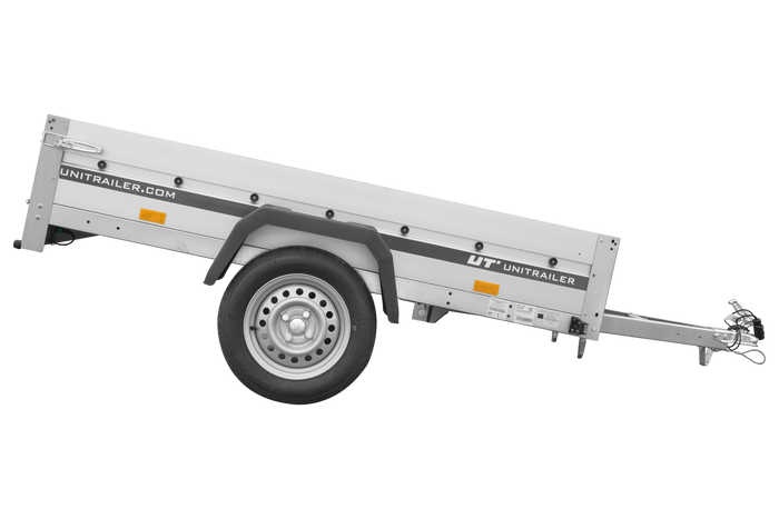 Přívěs s hliníkovými bočnicemi 200x125 Unitrailer Garden 201 KIPP ALU