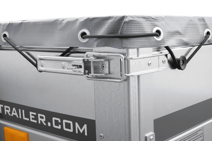 Přívěs Garden Trailer 200 Kipp s rámem H-0 a šedou plachtou