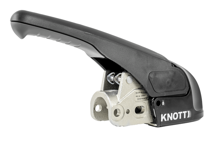 Tažný kloub KNOTT KS30 se stabilizátorem pro přívěs 3000 kg s 50 mm trubkovou ojí