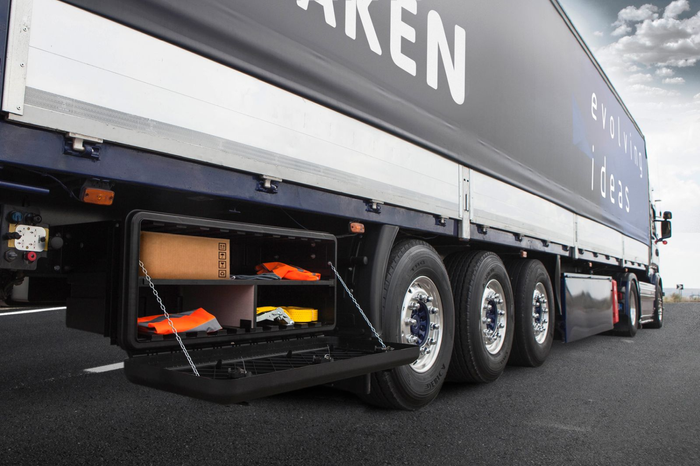 Sada dvou polic pro bednu na nářadí DAKEN ARKA 81209, přihrádka 1125x445mm a 445x180mm