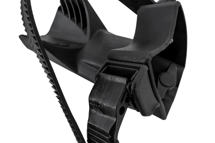 Podpěra kola (levá) s popruhem pro upevnění kola - Atera Evo/Vario 0969994319