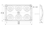 HORPOL LWD2154 LED interiérová lampa do auta s výkonem 990 lm