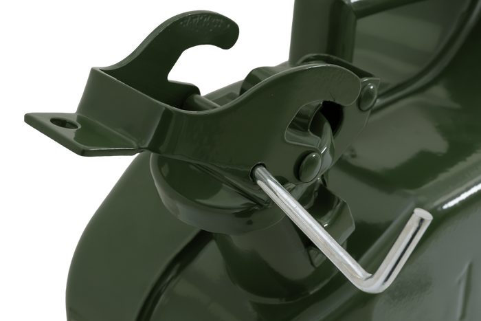 Kovový kanystr 10L HERMON zelený