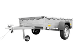 Přívěs za auto 200x125 UNITRAILER GARDEN 201 KIPP s rámem H-0 a šedým krytem
