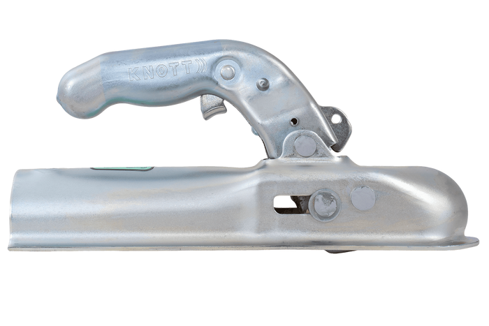 Kulové tažné zařízení KNOTT K7.5-C pro přívěs o hmotnosti 750 kg s trubkovou ojí o průměru 50 mm