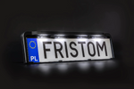 Rám na SPZ s LED osvětlením FRISTOM FT-264 LED M15