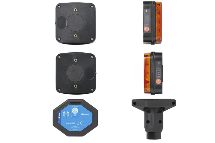 Zadní světla ProPlus LED 7PIN se 4 funkcemi levá + pravá, magnetická, Bluetooth