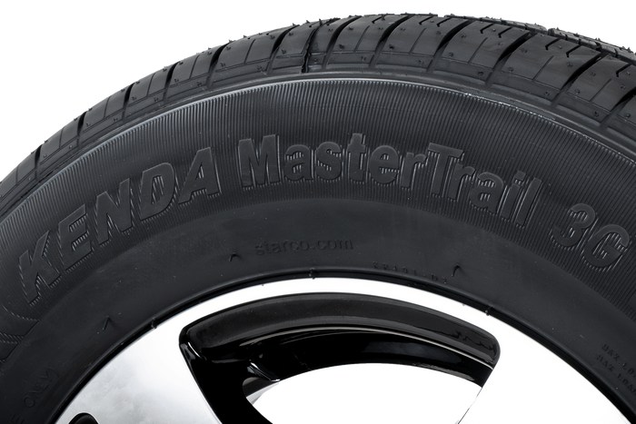 Zesílené kolo pro přívěs KENDA TYRE 165/80 R13C 96/94N ALU RÁFEK STARCO leštěný 5Jx13"H2 5x112 ET:30