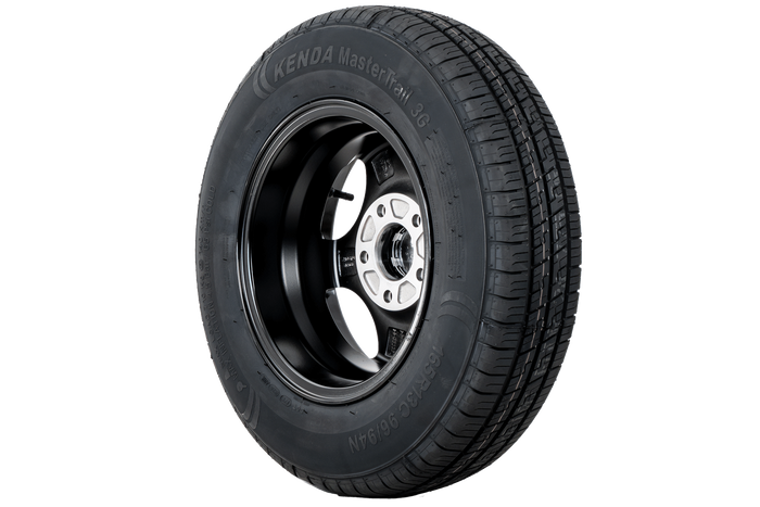 Zesílené kolo pro přívěs KENDA TYRE 165/80 R13C 96/94N ALU RÁFEK STARCO leštěný 5Jx13"H2 5x112 ET:30