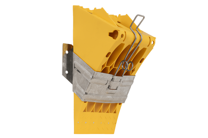 Klín pod kolo G46 s montážním držákem LOKHEN výška: 190 mm