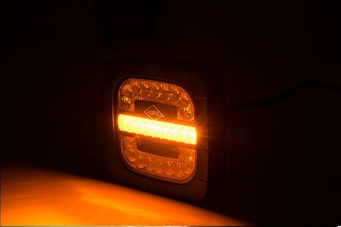 HORPOL ROCA LZD 2805 LED přední světlo 3 funkce univerzální s držákem