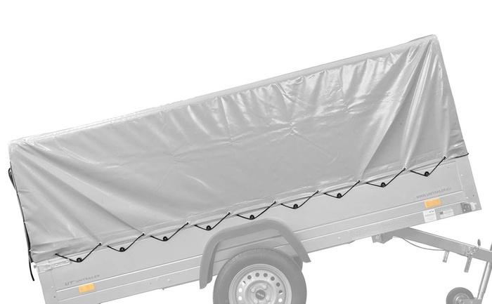 Kryt na rám h-800 UNITRAILER plachta na přívěs 264x125cm GARDEN 264 KIPP a EXPERT PLUS 2612