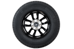 Vyztužené kolo přívěsu TYRE KENDA 185/80 R14C 104/102N ALU RÁFEK STARCO leštěný 5,5Jx14"H2 5x112 ET:30